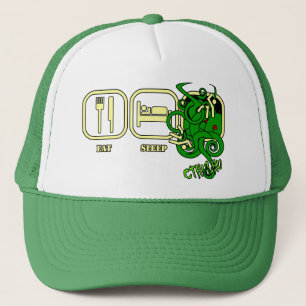Äta - sömn - den Cthulhu hatten Truckerkeps