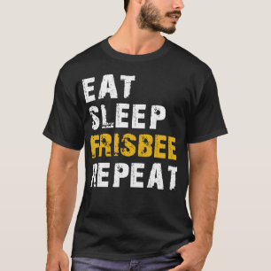 äta sömn frisbee t shirt