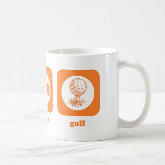 Äta. Sömn. Golf. Mugg (Höger)