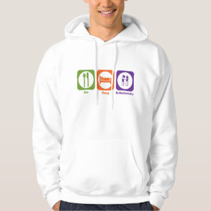 Äta sömn gör Biochemistry Sweatshirt Med Luva