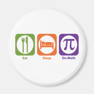 Äta sömn gör Math Magnet