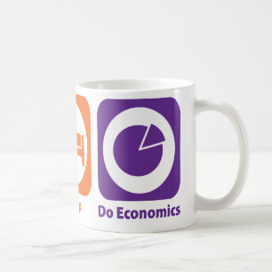 Äta sömn gör nationalekonomi kaffemugg