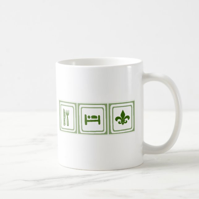 Äta sömn… kaffemugg (Höger)