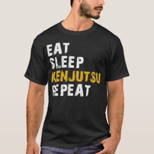 äta sömn Kenjutsu T Shirt