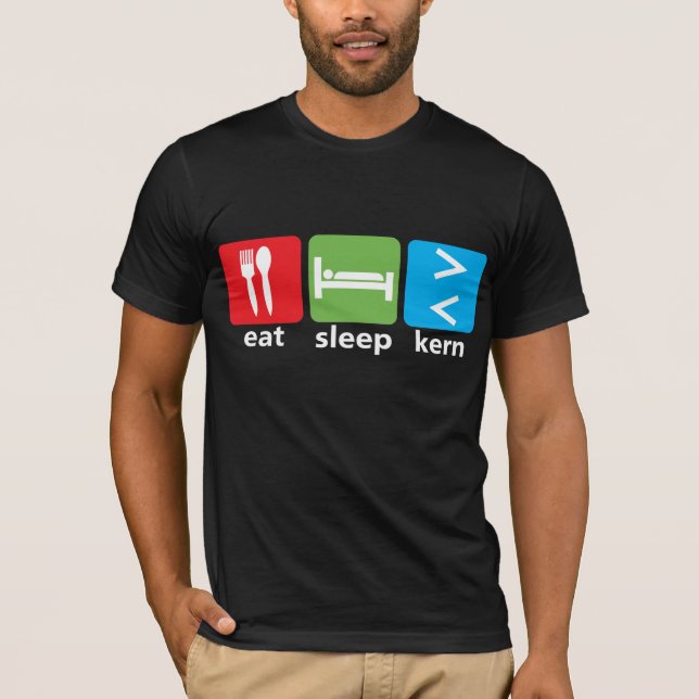 Äta sömn Kern T Shirt (Framsida)