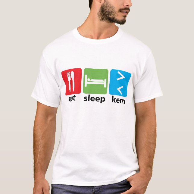 Äta sömn Kern T Shirt (Framsida)
