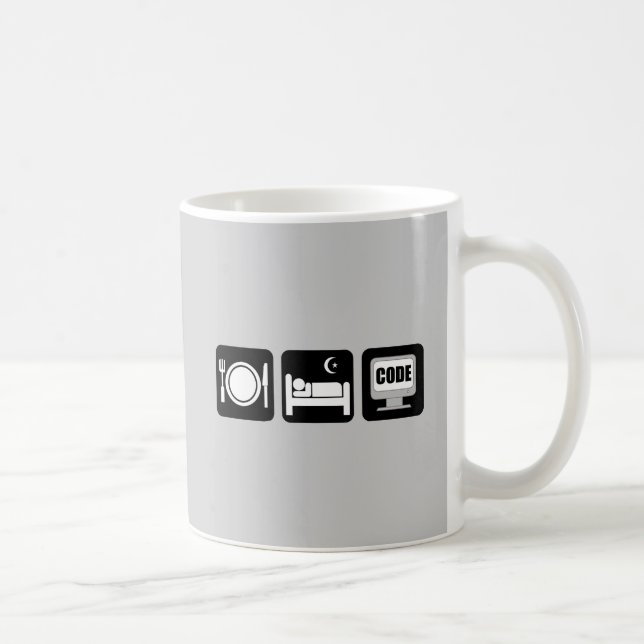 äta sömn kodifierar kaffemugg (Höger)