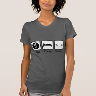 äta sömn kodifierar Nerdbära T Shirt