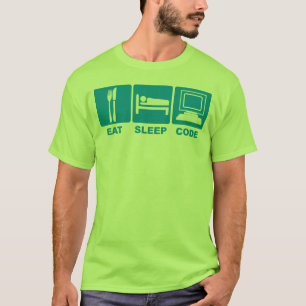 Äta sömn kodifierar T-tröja T-shirt