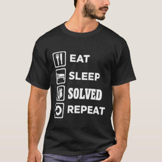Äta sömn löst repetition tee