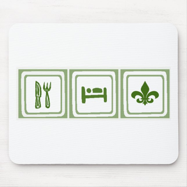 Äta sömn… musmatta (Framsidan)