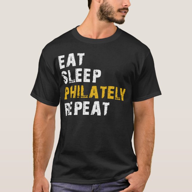 äta sömn och upprepa t shirt (Framsida)