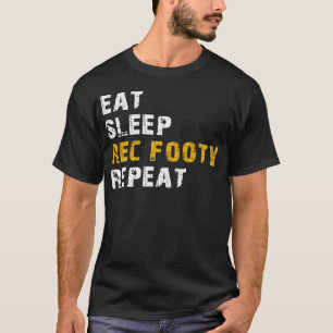 äta sömn Rec Footy T Shirt