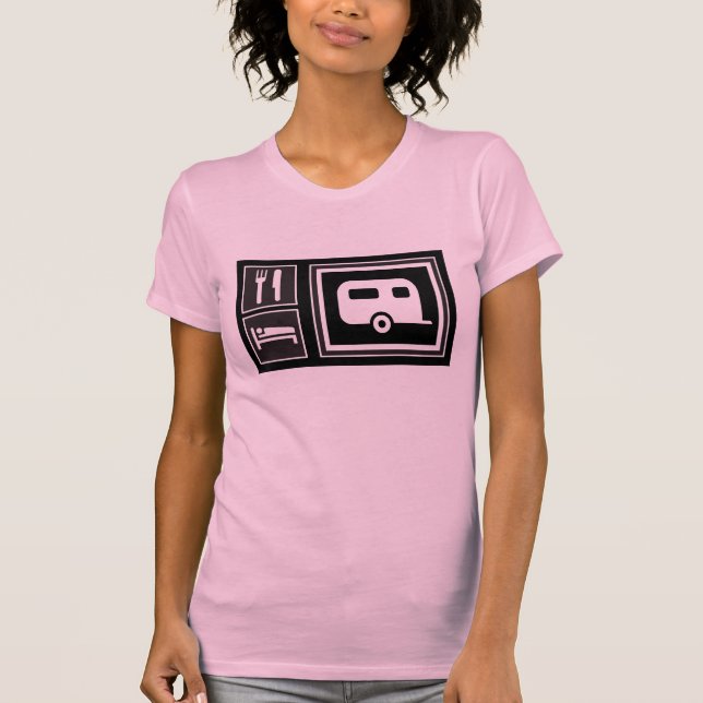 Äta. Sömn. RV! Tee Shirt (Framsida)