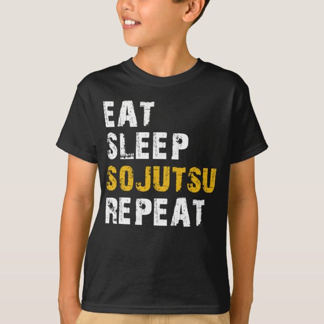 äta sömn Sojutsu T Shirt (Framsida)