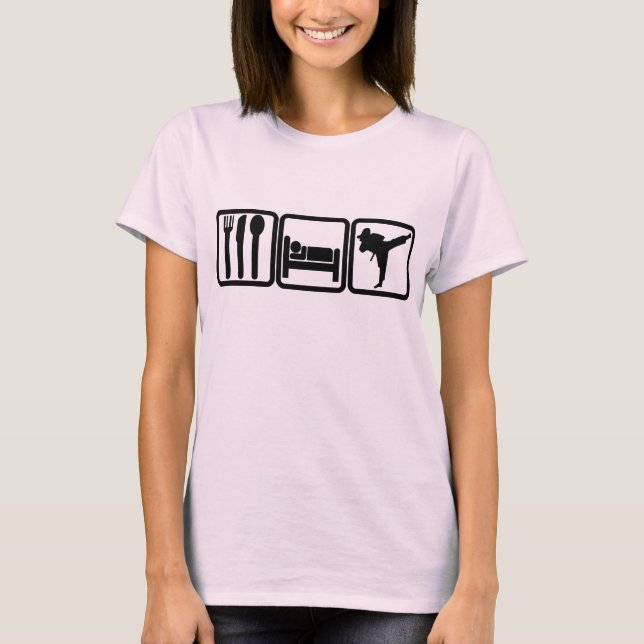 ÄTA - SÖMN - SPARKAR ÄNDAN TEE SHIRT (Framsida)