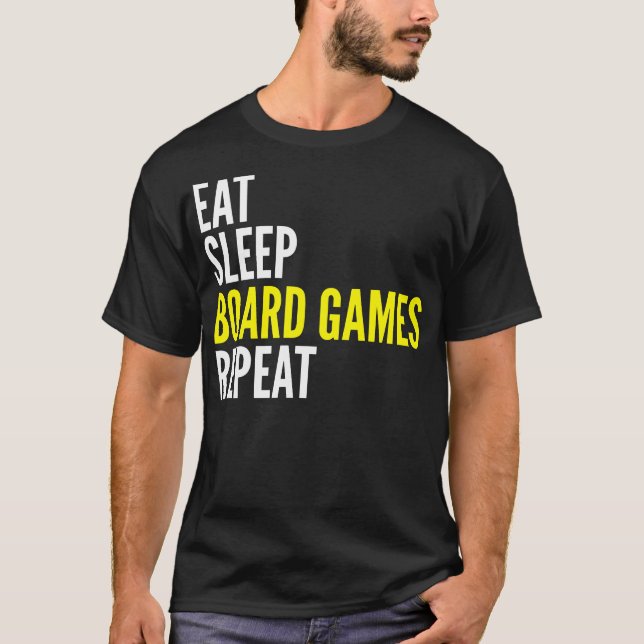 Äta sömn stiger ombord lekrepetitionT-tröja T Shirt (Framsida)