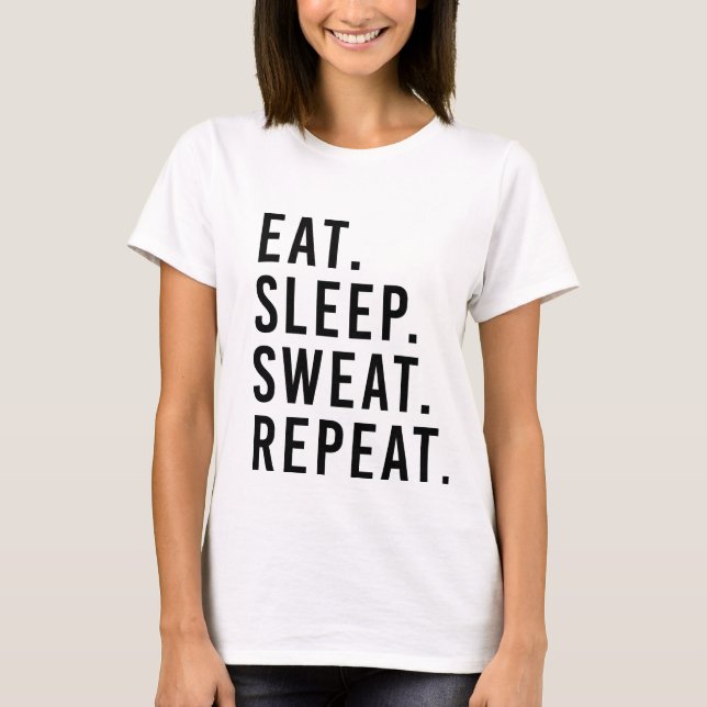 ÄTA. SÖMN. SVETT. REPETITION. TEE (Framsida)