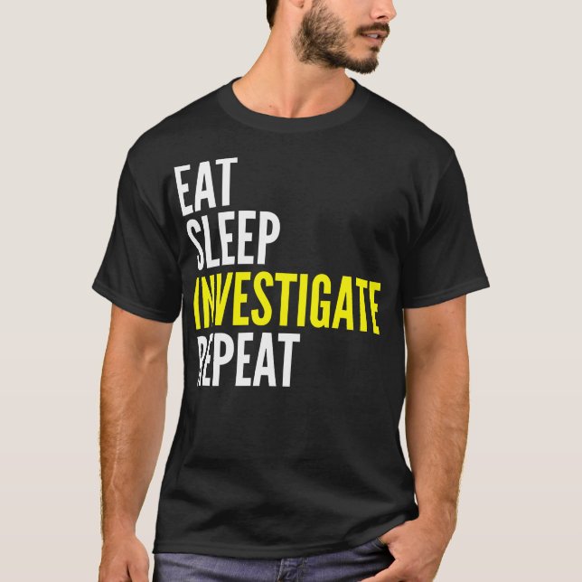 Äta sömn utforskar den roliga T skjortan för Shirt (Framsida)