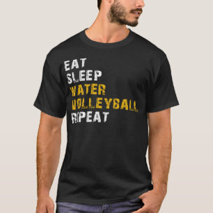äta sömn vatten volleyball t shirt