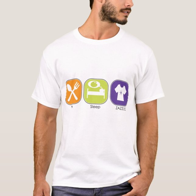 Äta sömn Zazzle Tröja (Framsida)