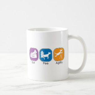 Äta sömnAgility kissar Kaffemugg