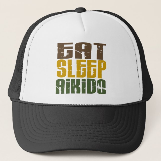 Äta sömnAikido 1 Truckerkeps (Framsida)