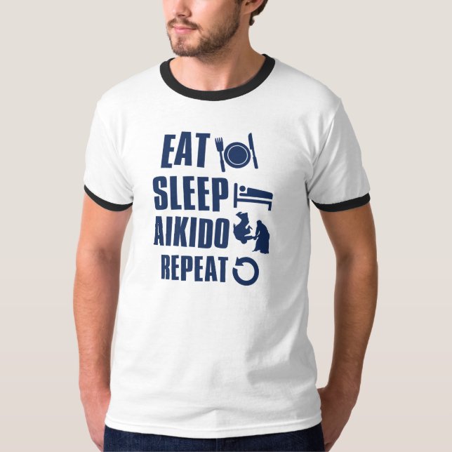 Äta sömnAikido Tee (Framsida)
