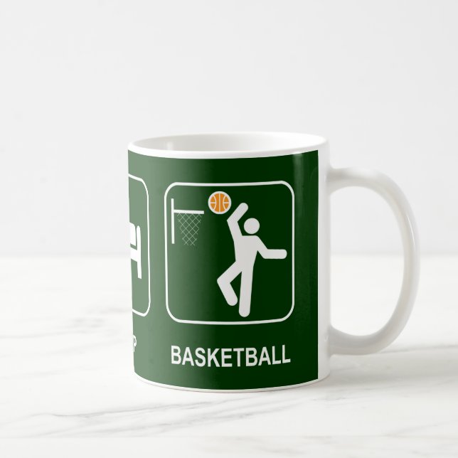 Äta sömnbasketmuggen kaffemugg (Höger)