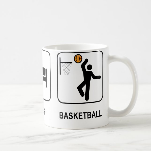 Äta sömnbasketmuggen kaffemugg (Höger)