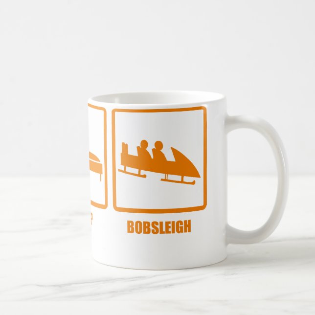 Äta sömnbobsleighen kaffemugg (Höger)