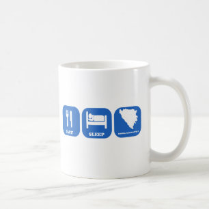 Äta sömnBosnien - herzegovina Kaffemugg
