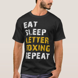 äta sömnbrevlådor t shirt