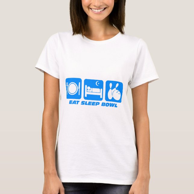 Äta sömnbunken tee shirt (Framsida)