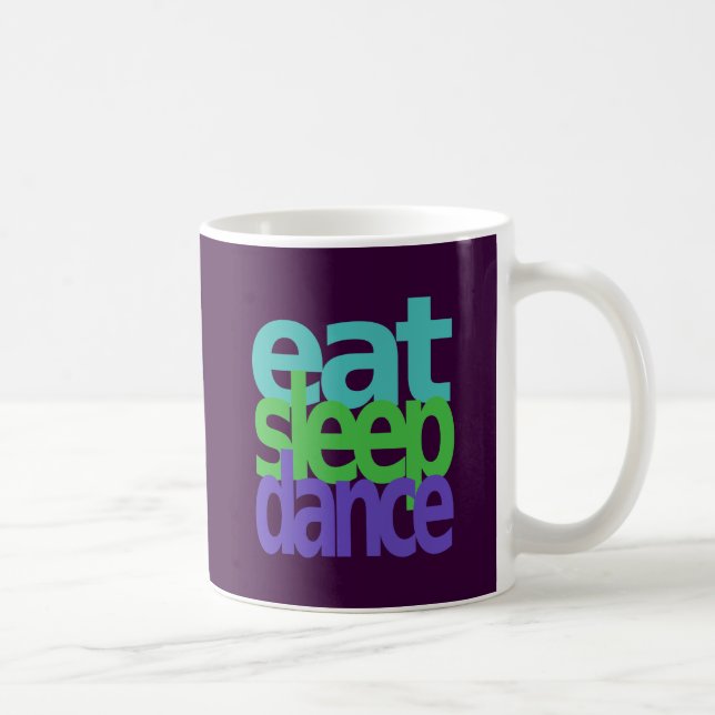 äta sömndansen kaffemugg (Höger)