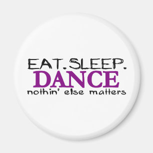 Äta sömndansen magnet