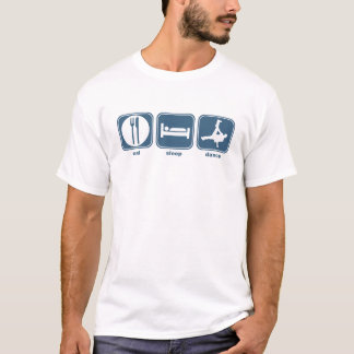 äta sömndansen t-shirt