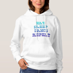 Äta sömndansrepetition tee shirt