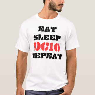 Äta sömnDc10-repetition Tee Shirt