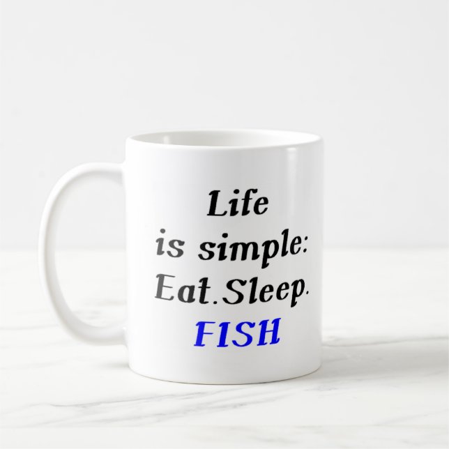 äta sömnfisk kaffemugg (Vänster)