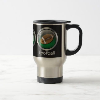 Äta sömnfotboll:: Travel mug Resemugg