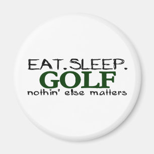 Äta sömnGolf Magnet
