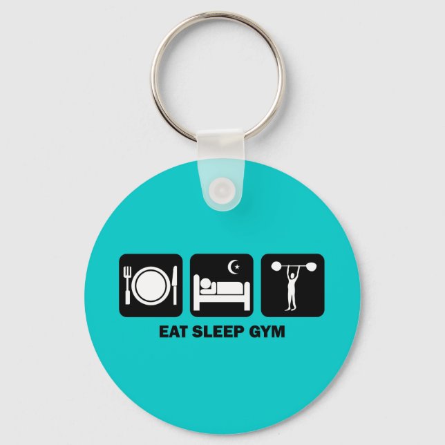äta sömngym nyckelring (Framsida)