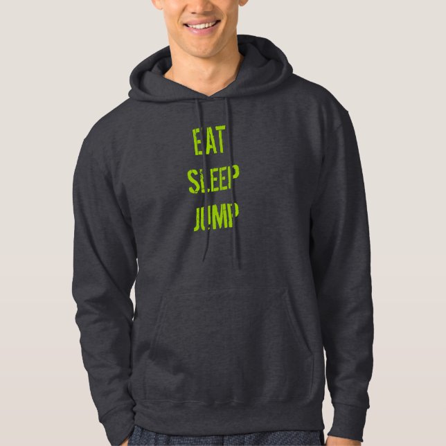 Äta sömnhopphoodien hoodie (Framsida)