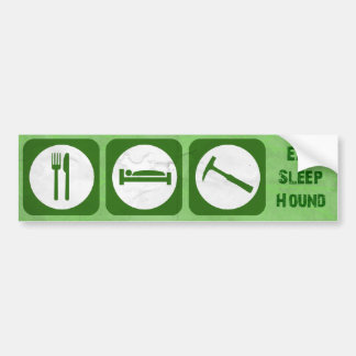 Äta sömnhunden bildekal