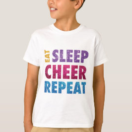Äta sömnjubelrepetition t-shirt