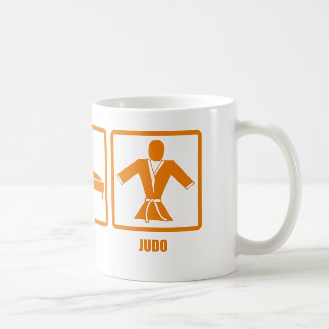 Äta sömnJudo Kaffemugg (Höger)