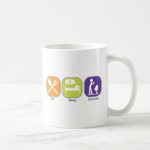 Äta sömnKaraoke Kaffemugg
