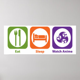 Äta sömnklockaAnime Poster