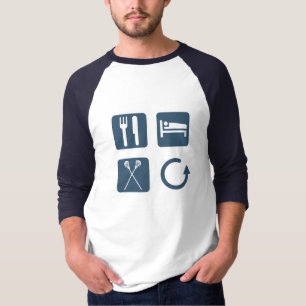 Äta sömnLacrosserepetition T-shirt